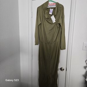 DKNY Pure Cowlneck Dress